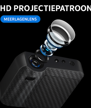 Luxuriöse Eingangsbeleuchtung mit LED-Projektion – 2er-Set Projektoren