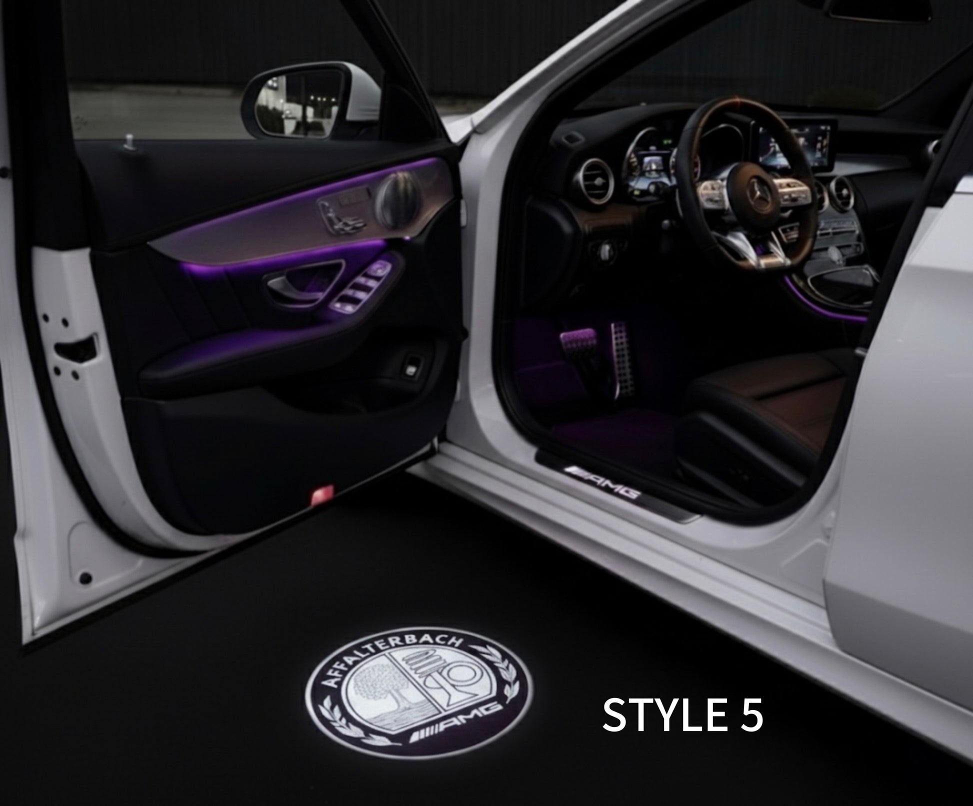 Iluminación de entrada exclusiva para Mercedes - Plug & Play