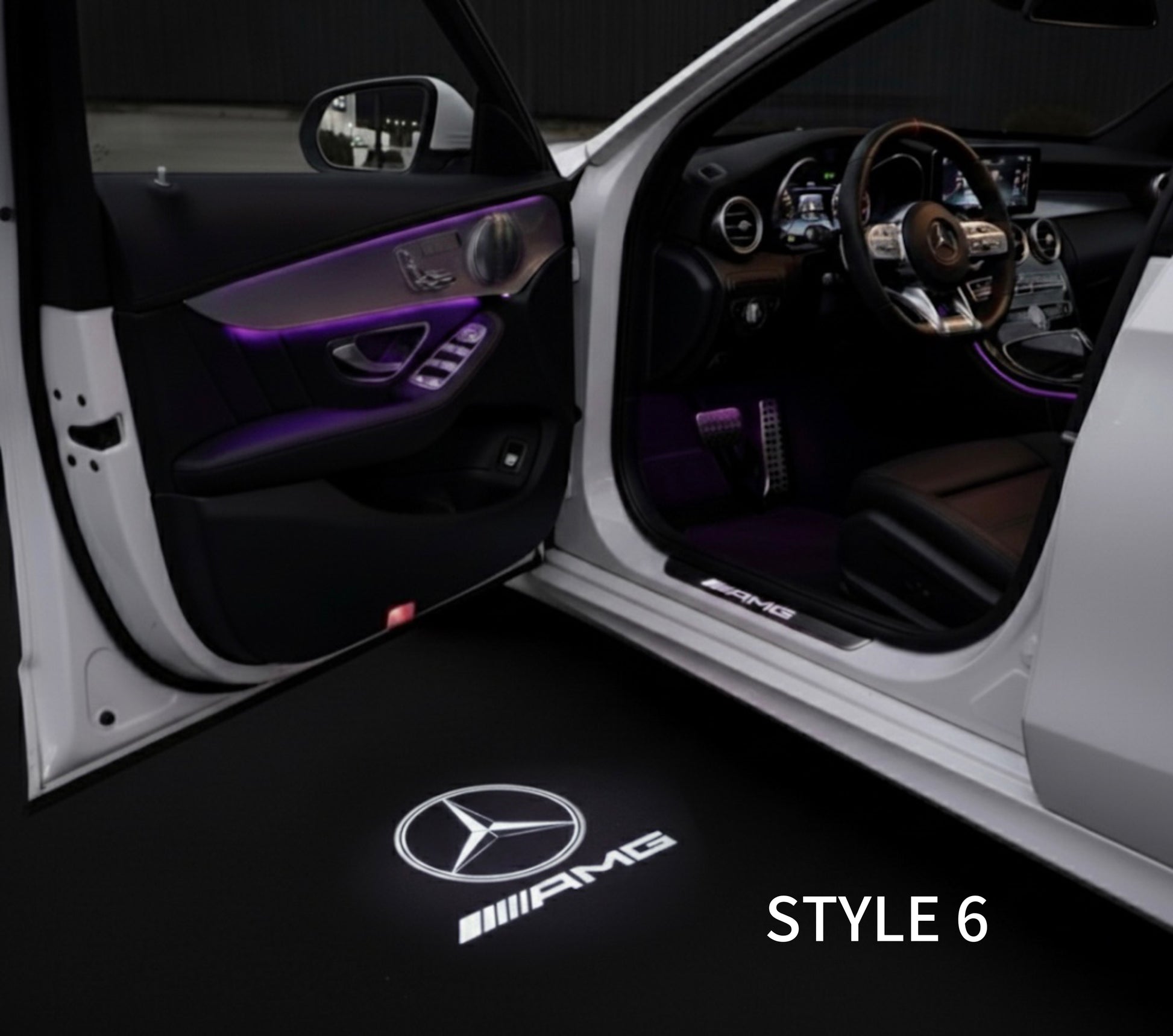 Iluminación de entrada exclusiva para Mercedes - Plug & Play