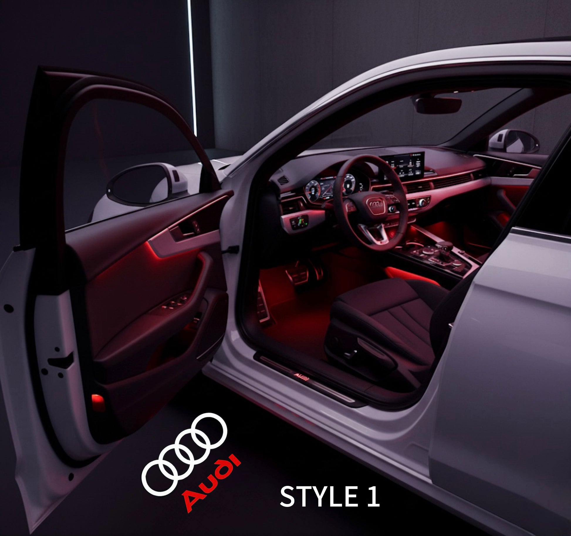Exclusive entry lighting for Audi - Plug & Play