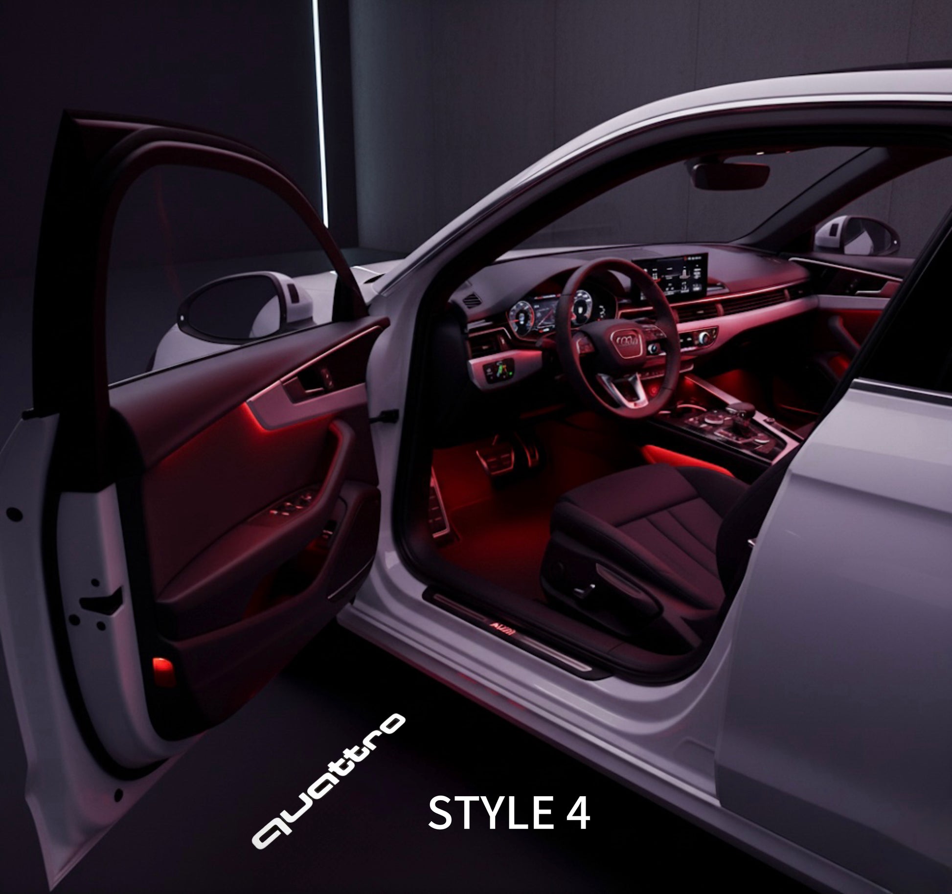 Exclusive entry lighting for Audi - Plug & Play