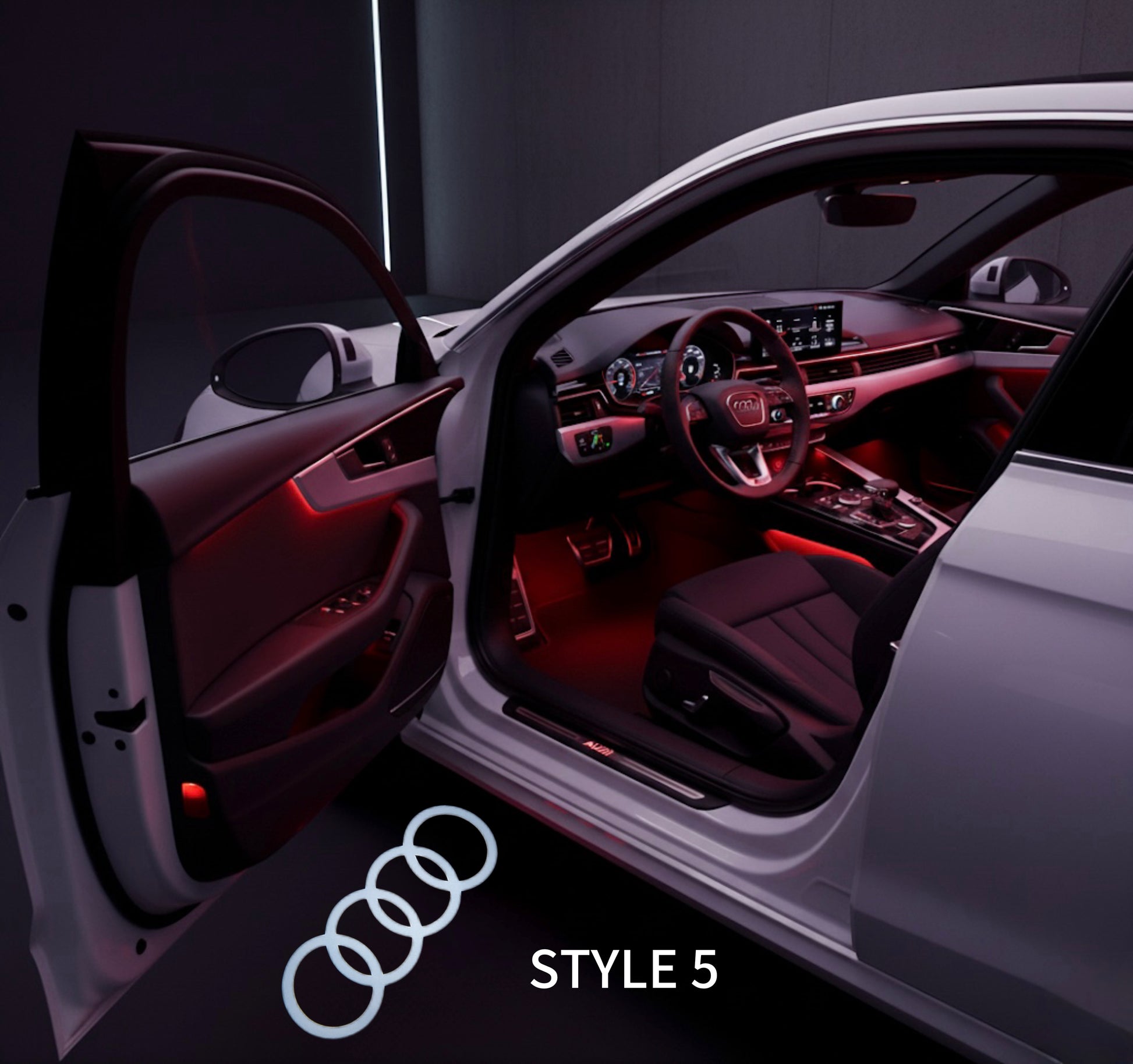 Exclusive entry lighting for Audi - Plug & Play