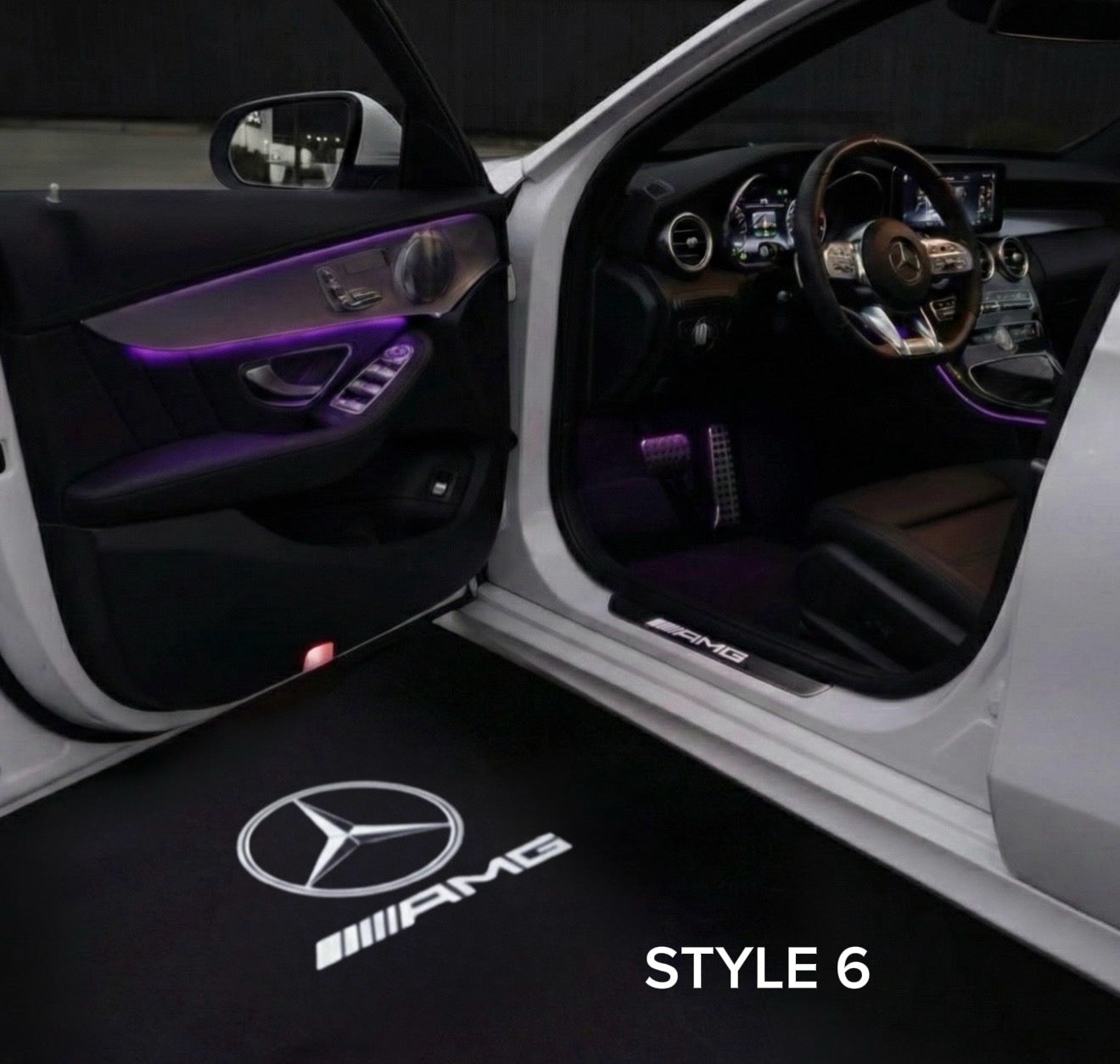 Exclusive entry lighting for Mercedes - Plug & Play