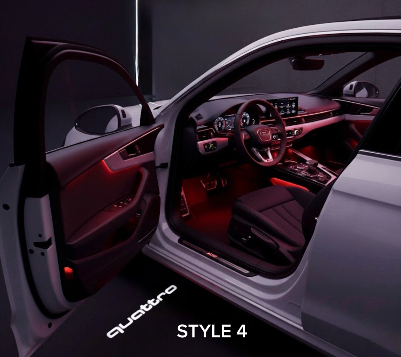 Exclusive entry lighting for Audi - Plug & Play