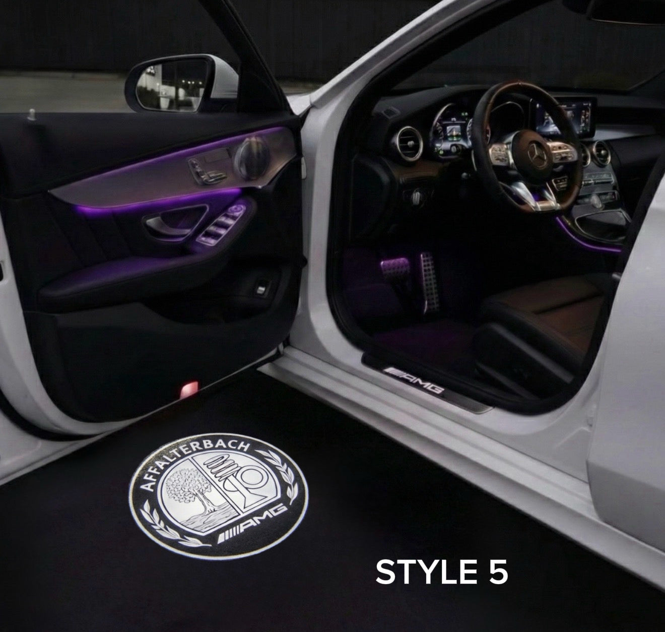 Exclusive entry lighting for Mercedes - Plug & Play