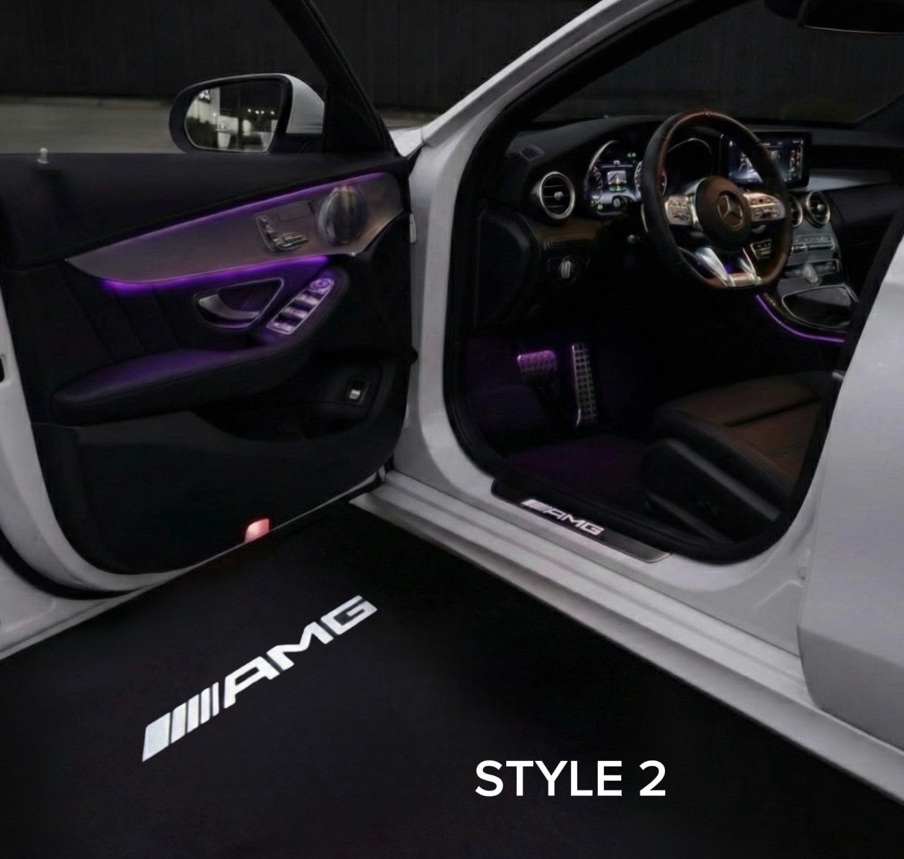 Exclusive entry lighting for Mercedes - Plug & Play