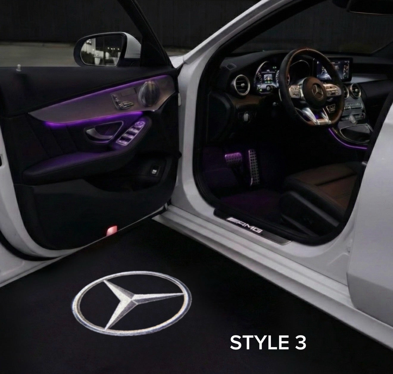 Exclusive entry lighting for Mercedes - Plug & Play