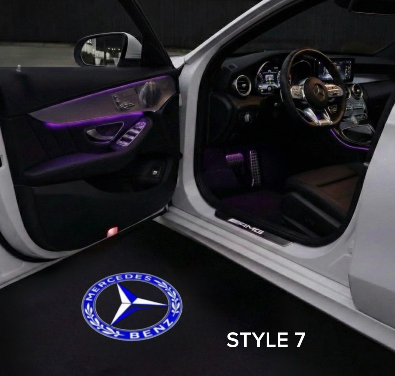 Exclusive entry lighting for Mercedes - Plug & Play